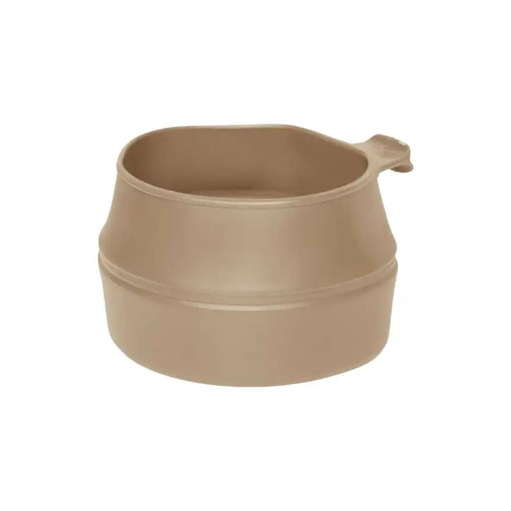 2PK Wildo Fold-a-Cup Collapsible Lightweight Camping Cup/Bowl Desert 250ml