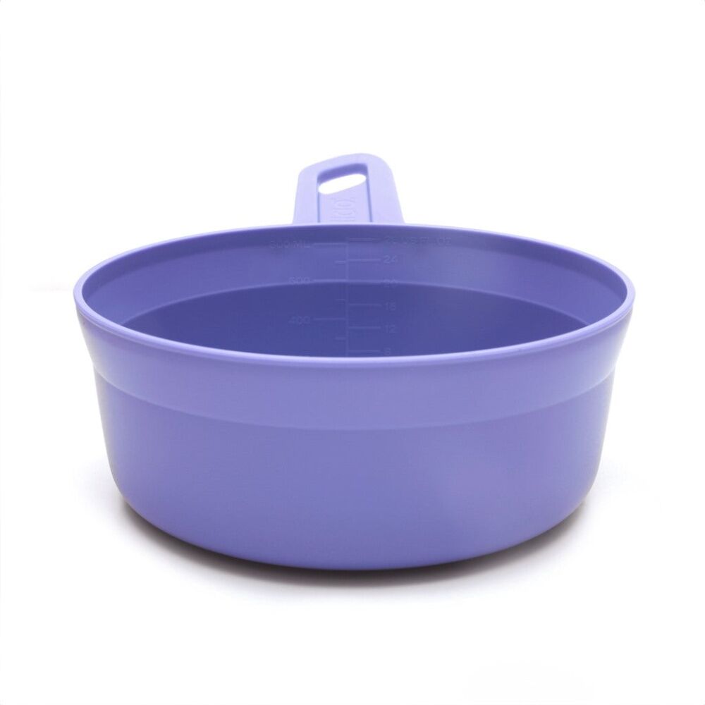 4PK Wildo Kasa Bowl Lightweight Stackable Camping Container Lilac XL 900 ml