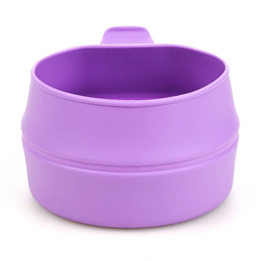 2PK Wildo Fold-a-Cup Collapsible Lightweight Camping Cup/Bowl Lilac 250ml