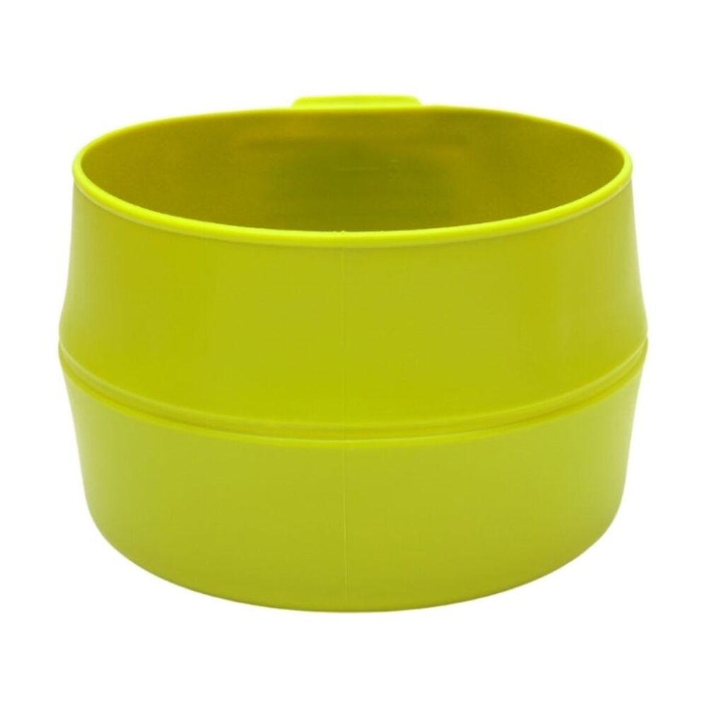 4PK Wildo Fold-a-Cup Collapsible Lightweight Durable Camping Cup/Bowl Lime 600ml