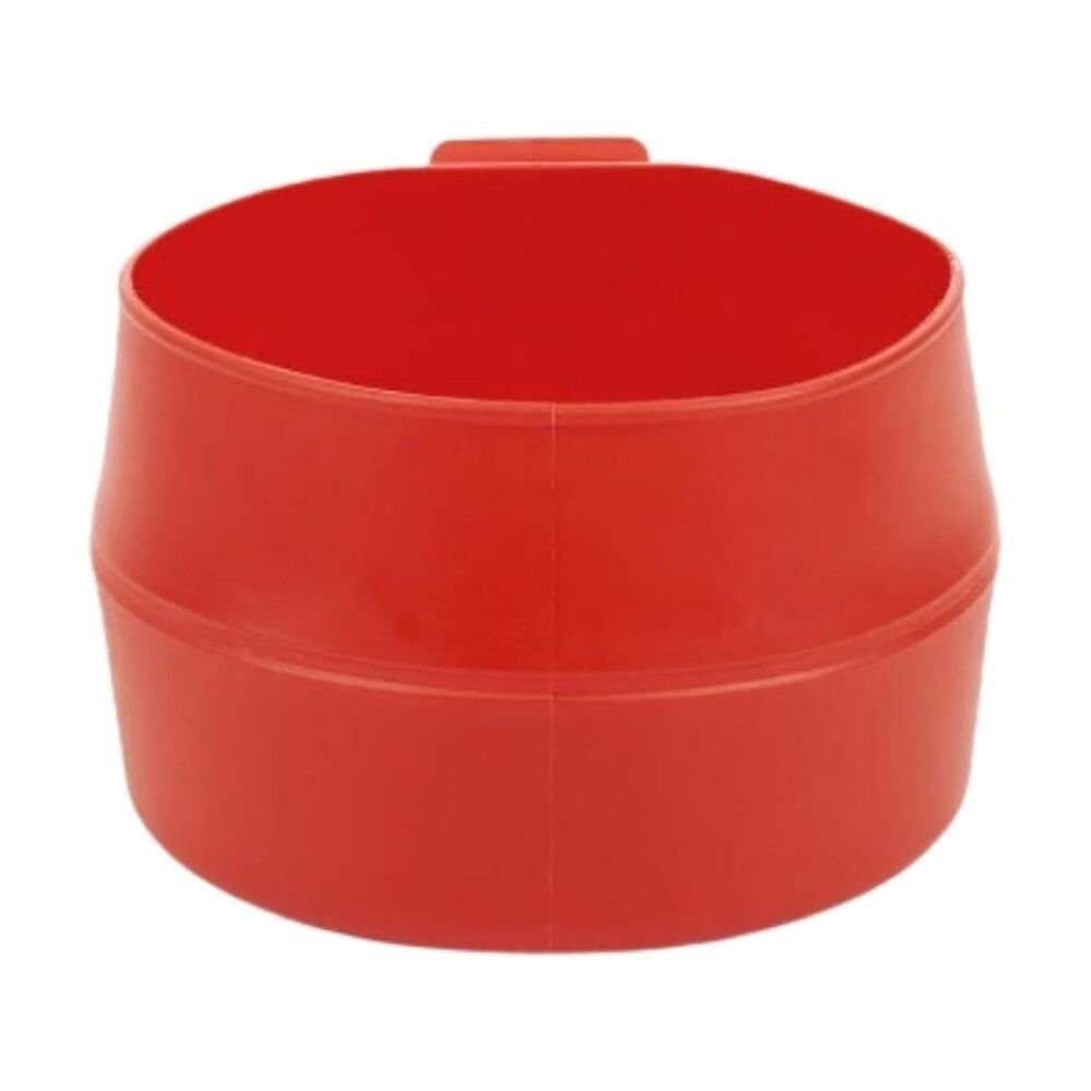 4PK Wildo Fold-a-Cup Collapsible Lightweight Durable Camping Cup/Bowl Red 600ml