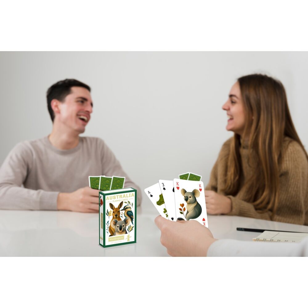 4PK Waddingtons Australian Animals Family Friendly Playing Cards 55