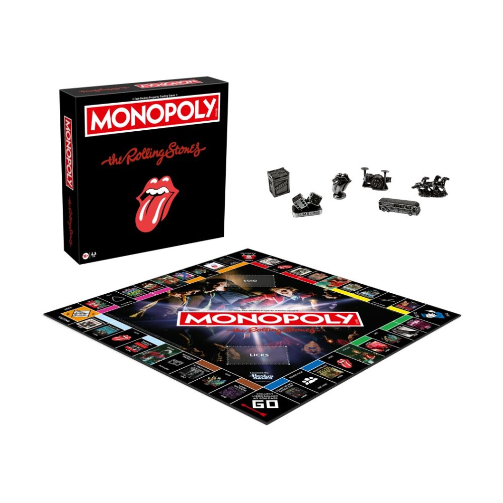 Monopoly The Rolling Stones Collector's Edition Board Game 16y+