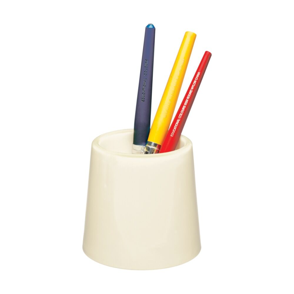 5PK Educational Colours Water Pot No.5 Paint Container White Kids Paint/Craft