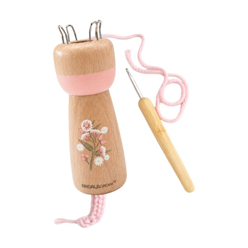 4PK Koala Dream Kids 5y+ Australian Flora Knitting Doll Gum Blossom Craft Kit