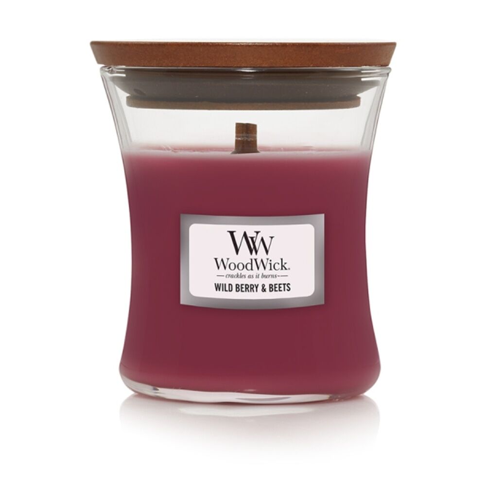2PK WoodWick Wild Berry/Beets Scented Soy Wax Candle Crackling Wooden Wick Mini