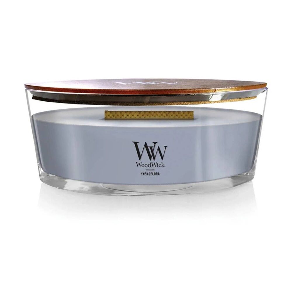 WoodWick Hypnoflora Scented Soy Wax Candle Crackling Wick Jasmine Ellipse