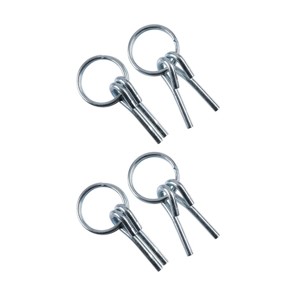 2x4pc Oztrail Ring And Pin Set Double Aluminium Replacements
