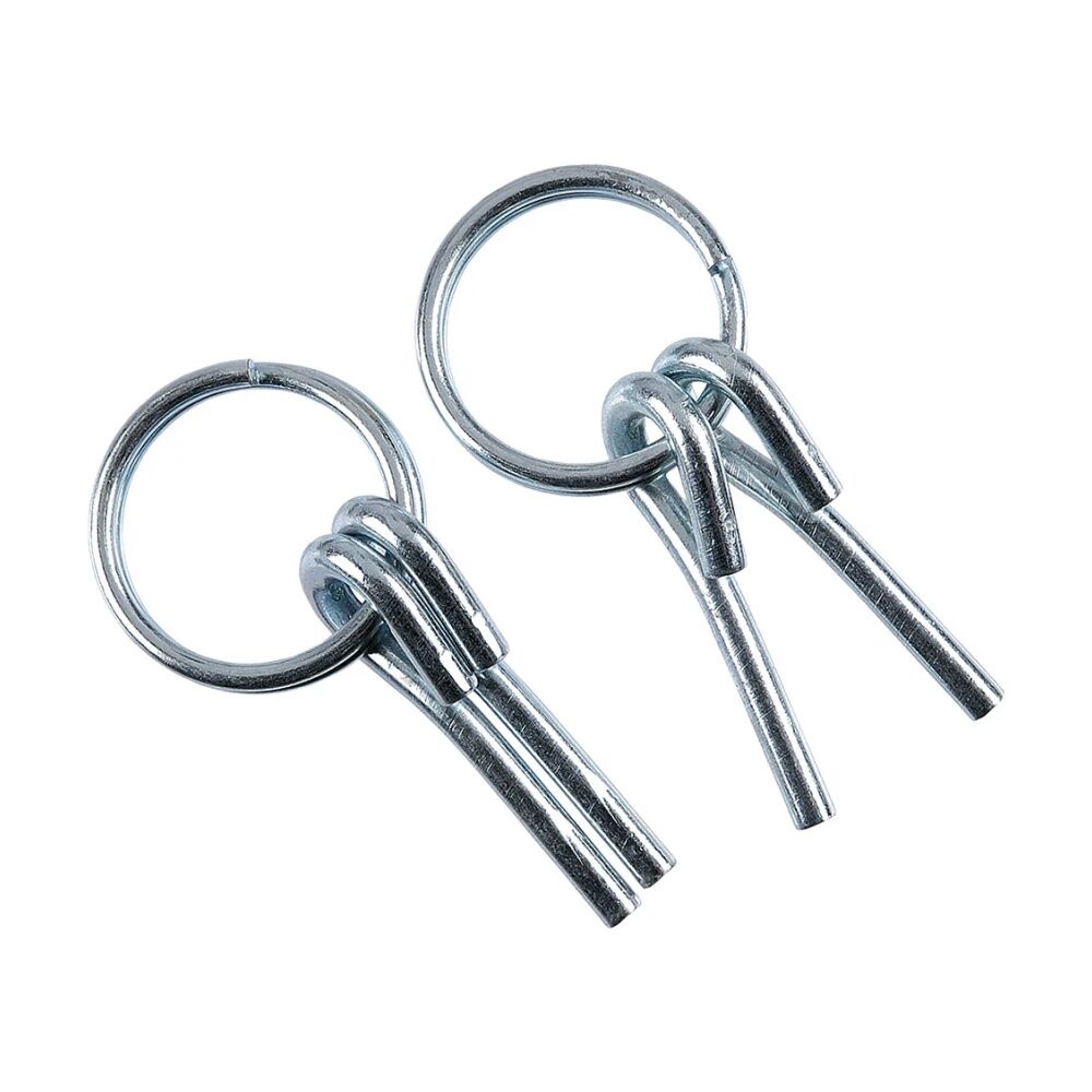 2x4pc Oztrail Ring And Pin Set Double Aluminium Replacements