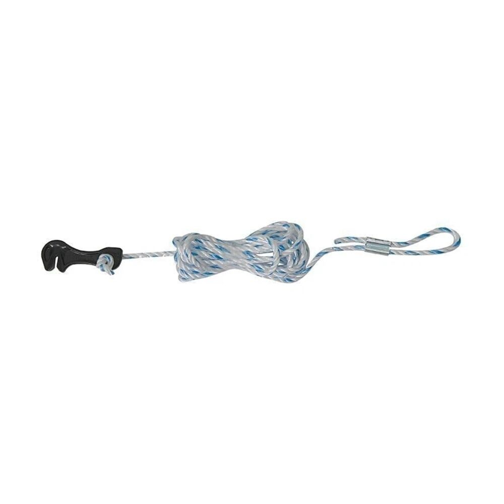 2x4pc Oztrail Guy Rope Pre Pack Solid With Plastic Hook Slider 4mm