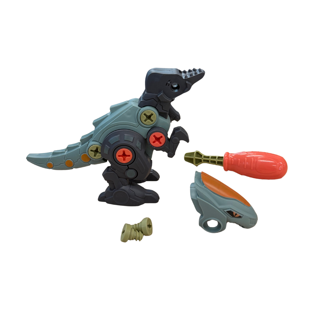 3PK Johnco Wild Thingz DIY Dino Velociraptor Childrens Playset 3Y+