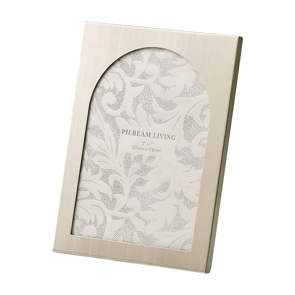 2PK Pilbeam Living Agni 5x7" Photo Frame Standing Tabletop Decor Silver 20cm