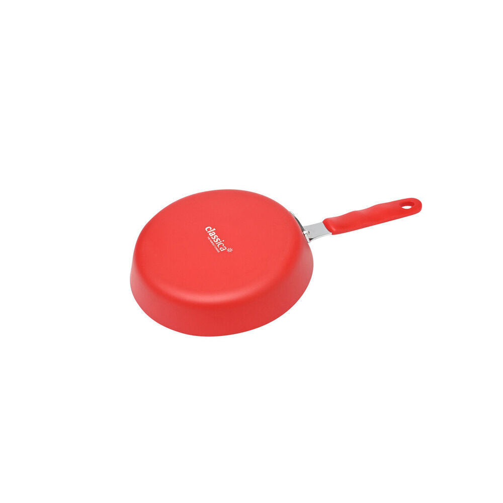 2PK Classica Mini Round Frypan Non-Stick Frypan 16cm Red