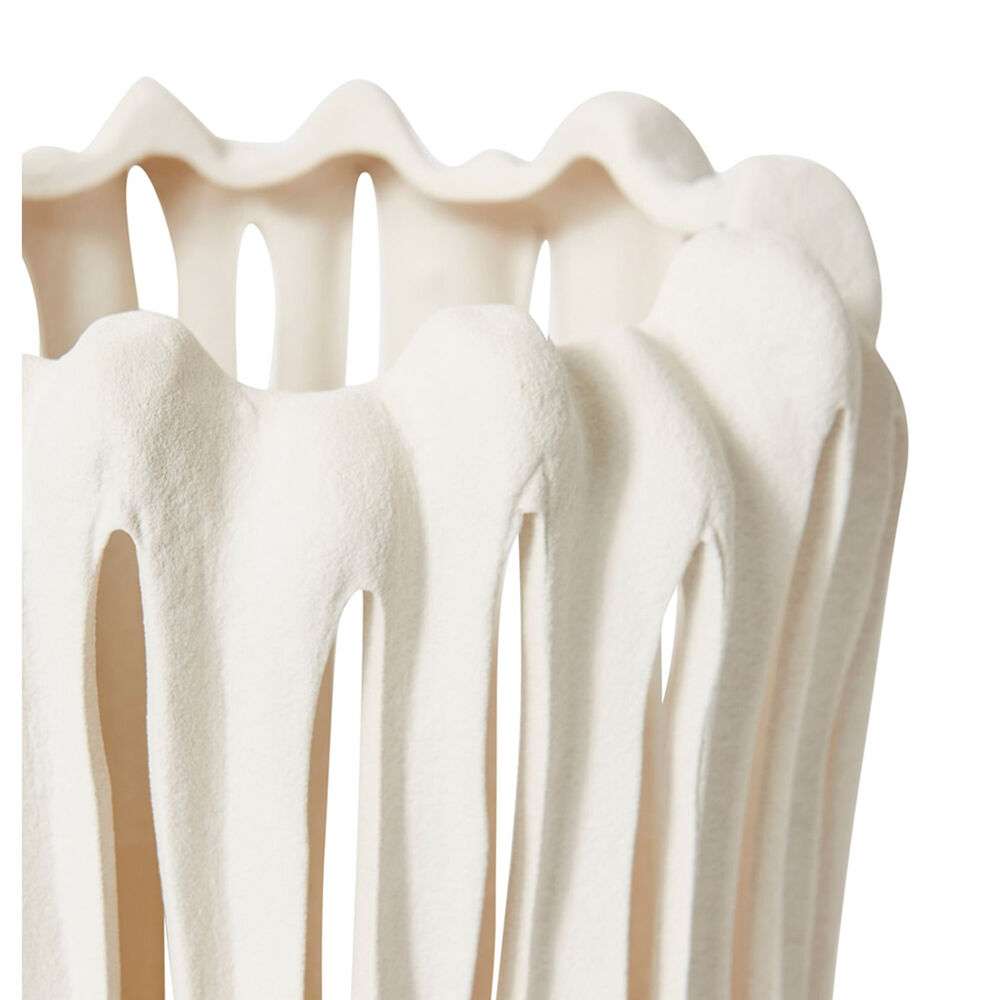 E Style Nisha Candle Holder Tabletop Home Decor 28cm White