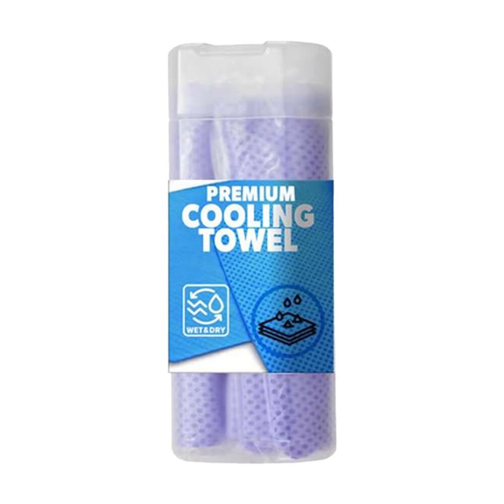 8PK Brazco Premium Cooling Towel Sports Gym Fast Dry Dual Side 80x30cm Assorted