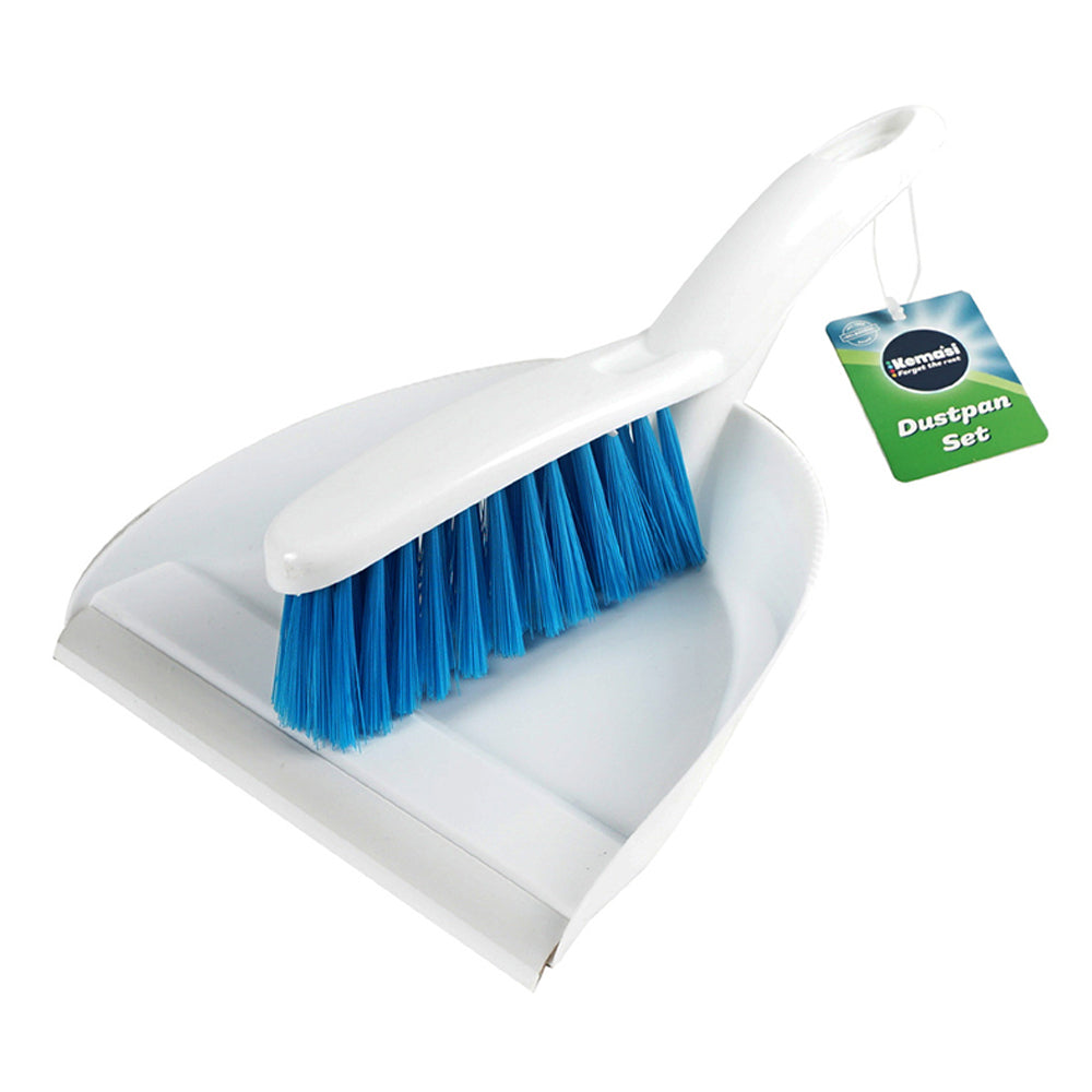 6PK kemasi Dust Pan & Brush Set Home Bathroom Kitchen Cleaning