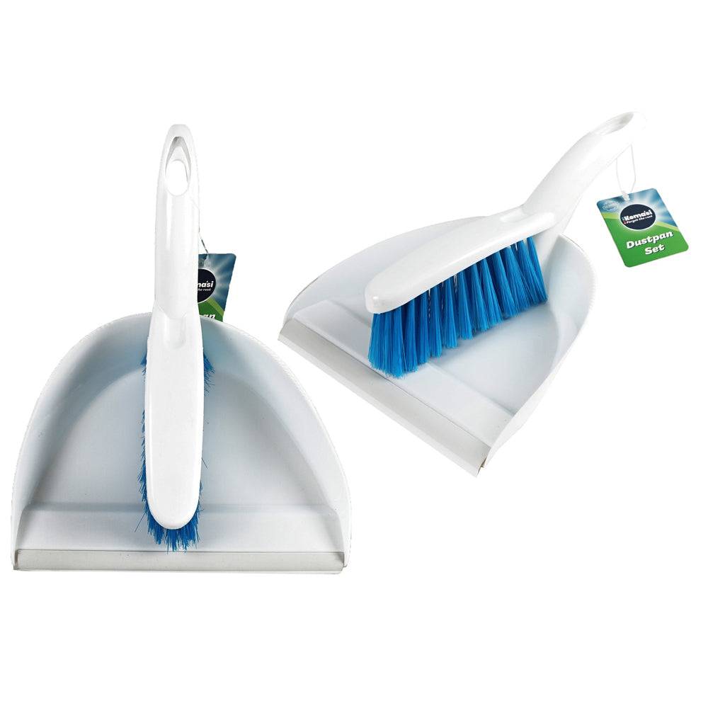 6PK kemasi Dust Pan & Brush Set Home Bathroom Kitchen Cleaning