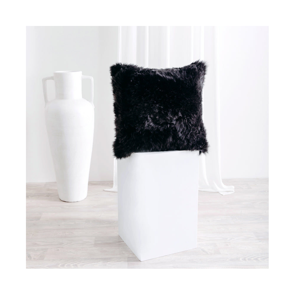Huxford Grove The Gulgong Sheepskin Cushion Square 50cm - Steel