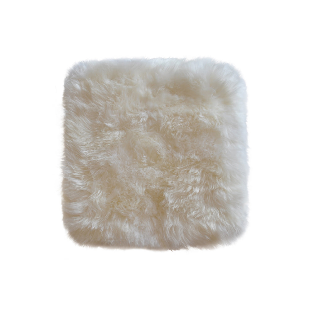 2PK Huxford Grove The Gulgong Sheepskin Cushion Cover 50cm - Ivory