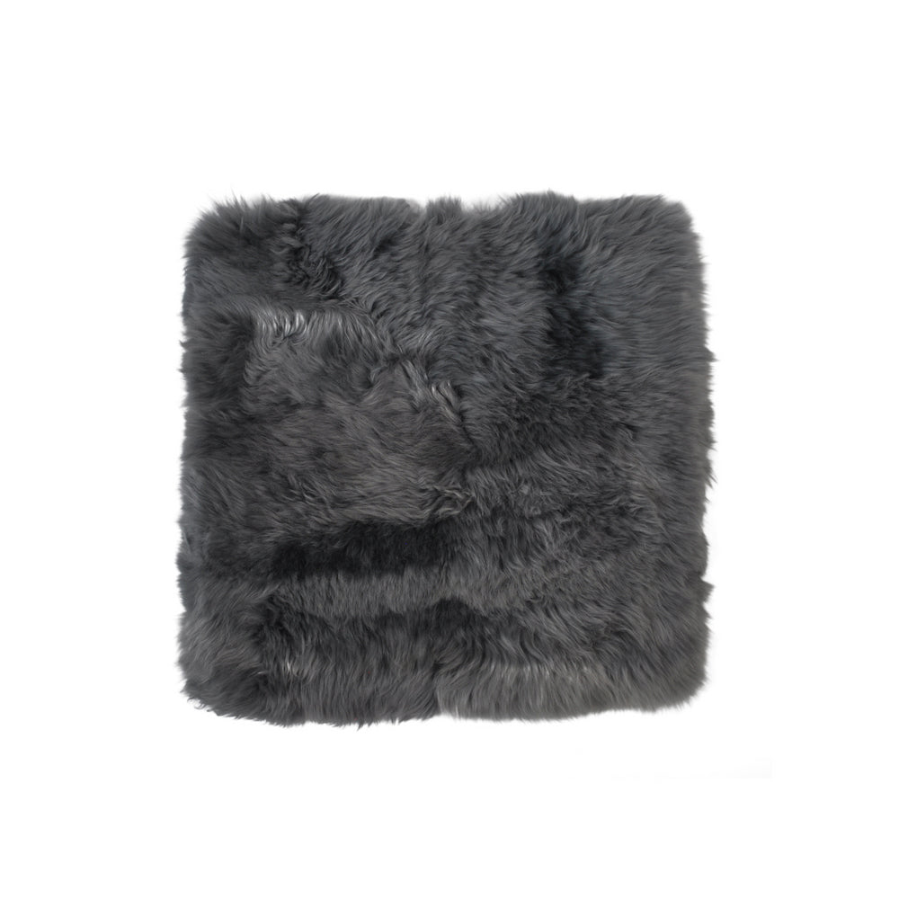 Huxford Grove The Gulgong Sheepskin Cushion Cover 50cm - Slate