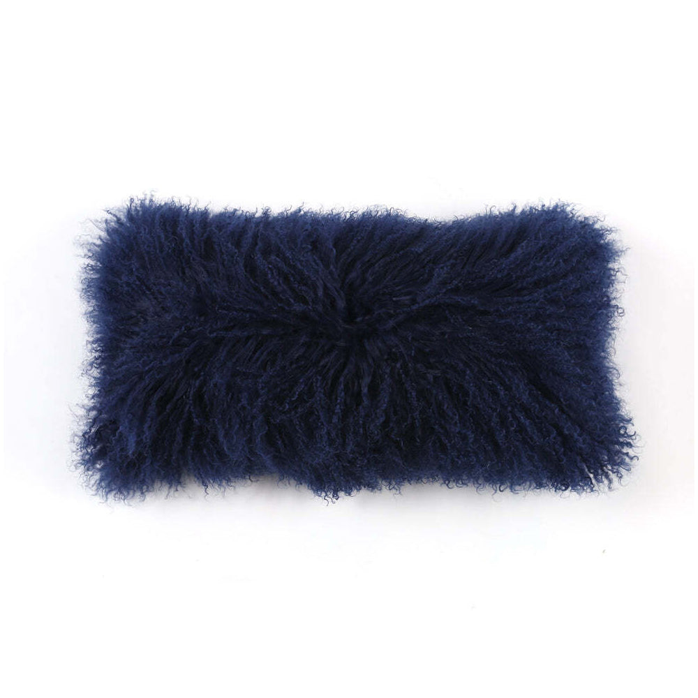 Huxford Grove The Newstead Tibetan Cushion Rectangle 28x56cm - Cornsilk