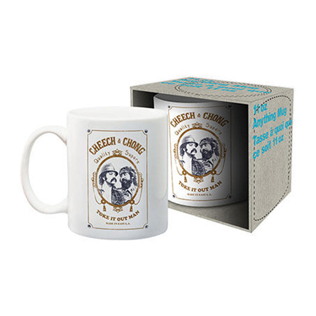 2PK Aquarius Cheech & Chong Ceramic Mug w/ Handle 325ml