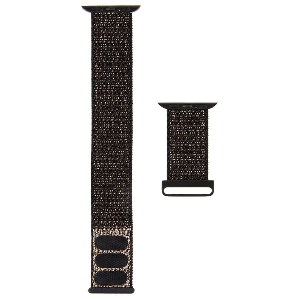 Case-Mate Nylon Sport Apple Watch Band 42-44mm - Mixed Metallic Black