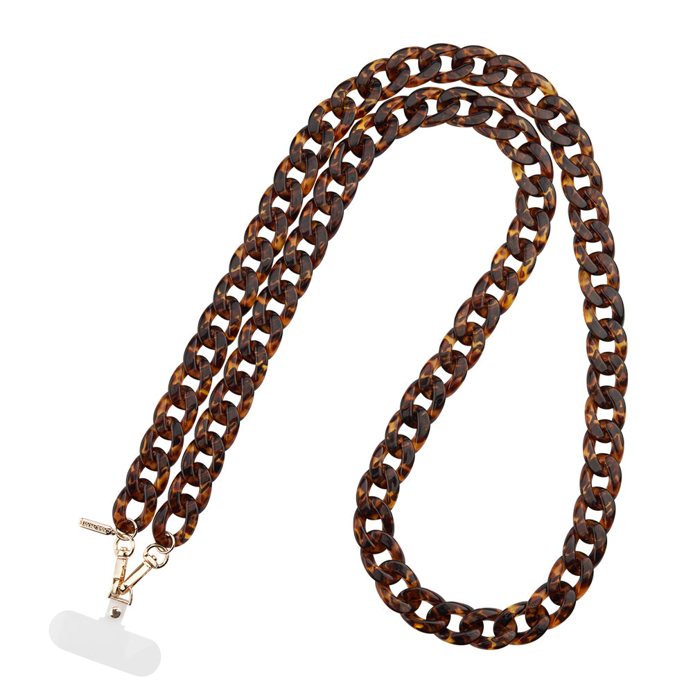 Case-Mate Universal Crossbody Chain For Mobile Phone - Tortoiseshell