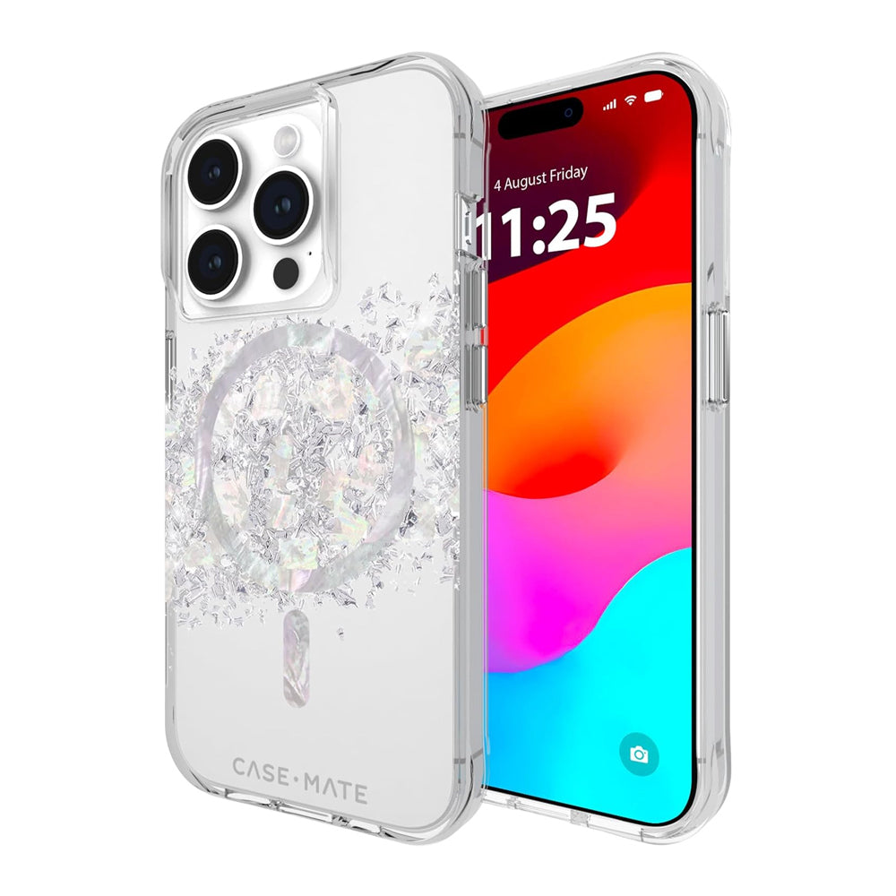 Case-Mate Karat MagSafe Case For Apple iPhone 15 Pro - Touch of Pearl