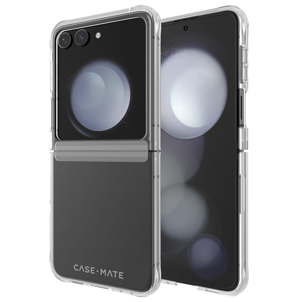 Case-Mate Tough Plus Antimicrobial Case For Samsung Galaxy Z Flip5 Clear