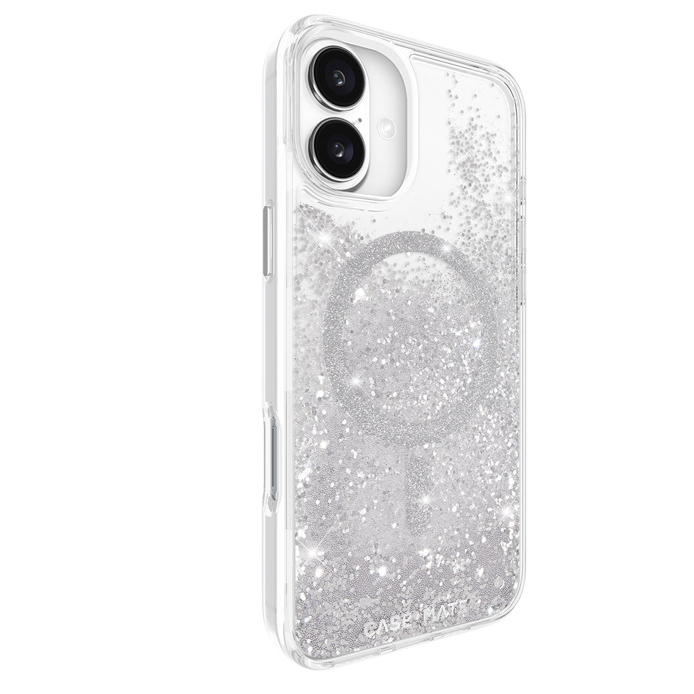 Case-Mate Waterfall MagSafe Case For Apple iPhone 16 Plus Silver