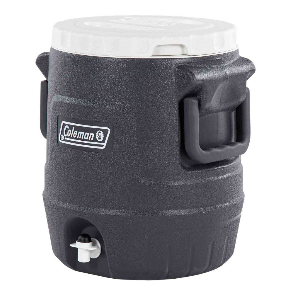 Coleman Plastic Cooler Keg Grey Outdoor Camping Equipment 10L Black/Grey
