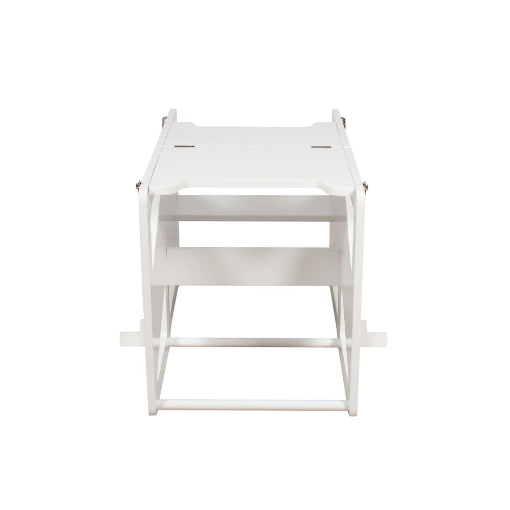 Childcare 2-in-1 Convertible Learning Tower and Desk 18M+ White