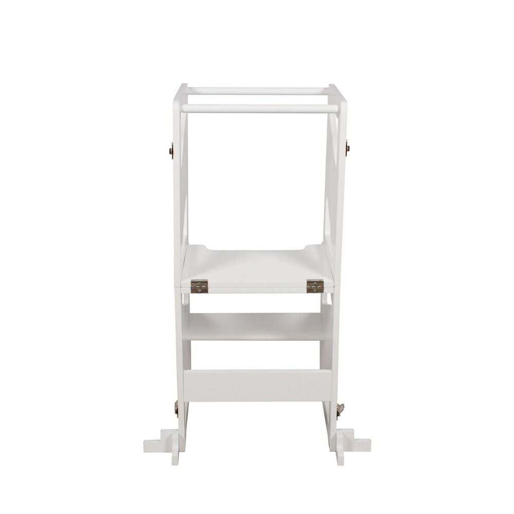 Childcare 2-in-1 Convertible Learning Tower and Desk 18M+ White