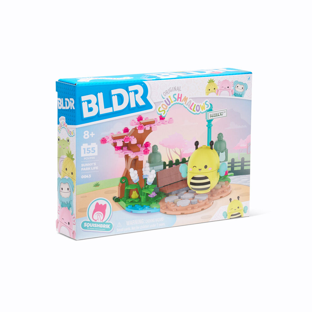BLDR Squishmallows Small Building Blocks Kids Toy Playset 8y+ Assorted