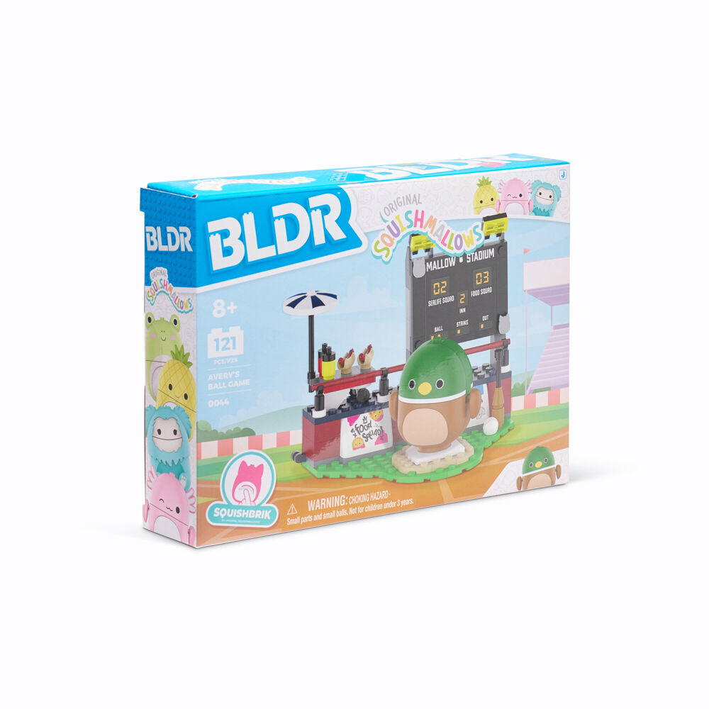 BLDR Squishmallows Small Building Blocks Kids Toy Playset 8y+ Assorted