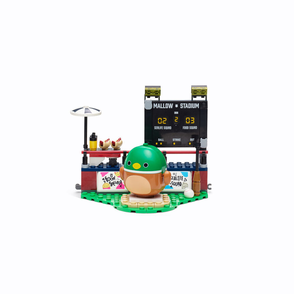 2PK BLDR Squishmallows Small Building Blocks Kids Toy Playset 8y+ Assorted