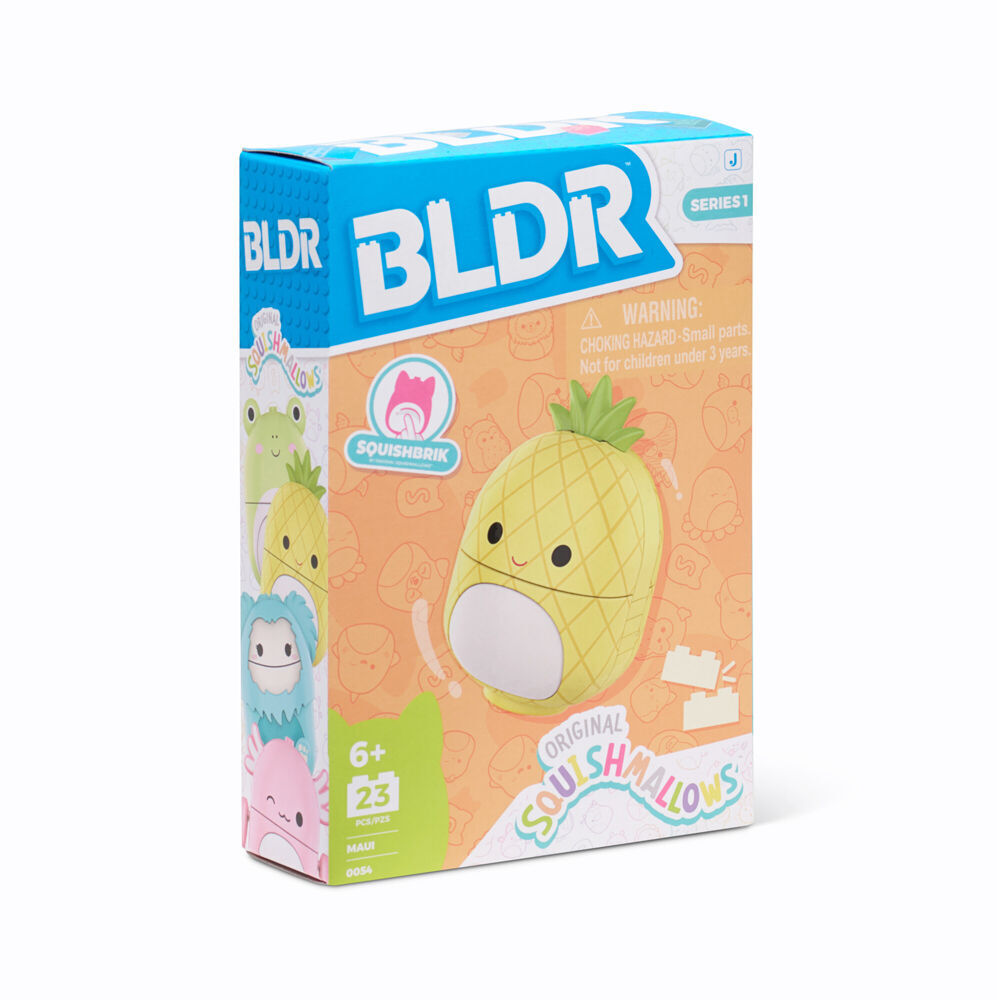 6PK BLDR 2 Inch Squishmallows Buildable Charcter Collectable Kids Toy 6y+ Assorted