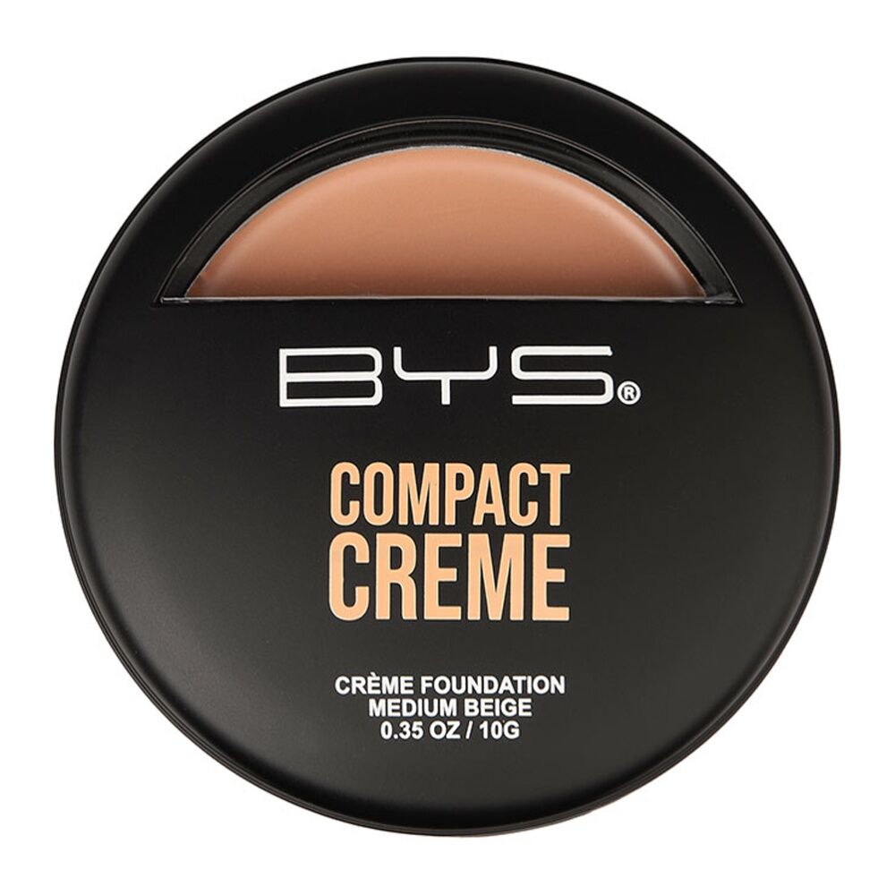 BYS 7g Creme Foundation Face Makeup Cosmetic - Medium Beige