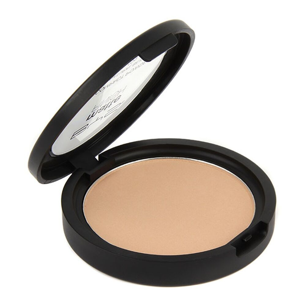 BYS 10g Matte Finish Compact Powder Face Makeup - Natural Beige