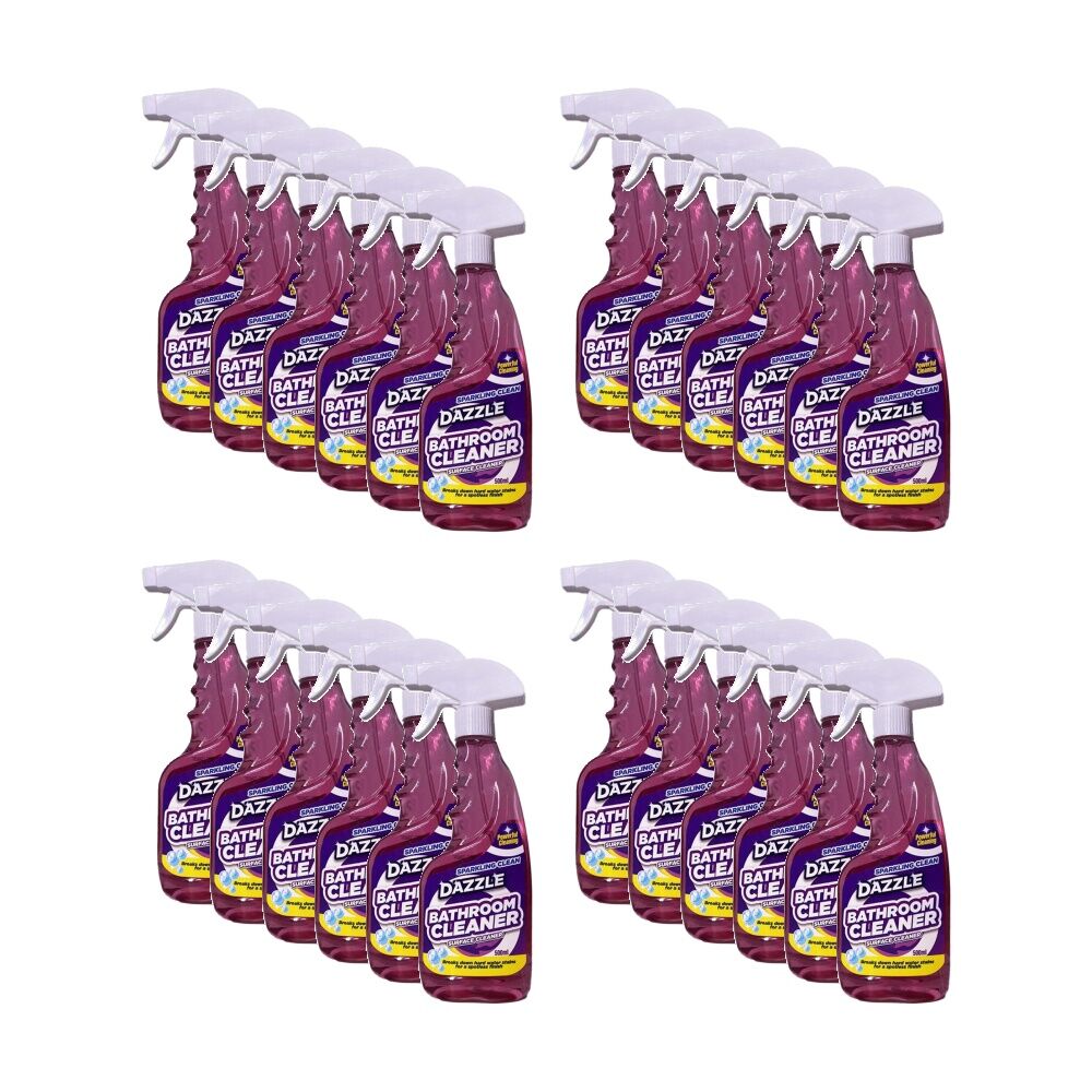 24PK Dazzle Deep Clean Surface Cleaning Spray Bottle Bathroom 500ml