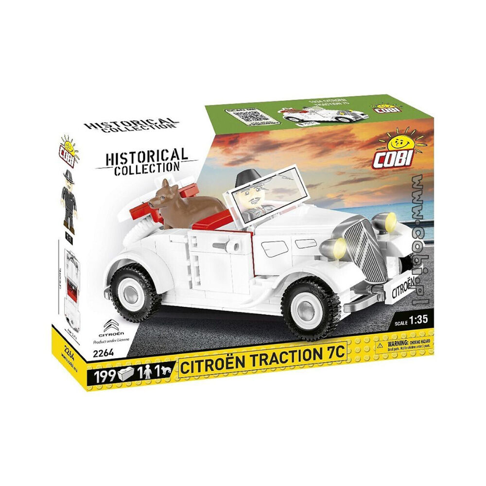 215pc WWII 1934 Citroen Traction 7c Kit Model Toy 13.5x5cm