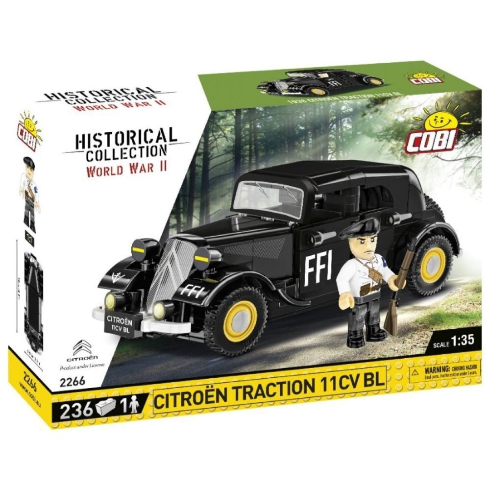 236pc World War 2 Citroen 1938 Traction 11C Kids/Adult Building Toy