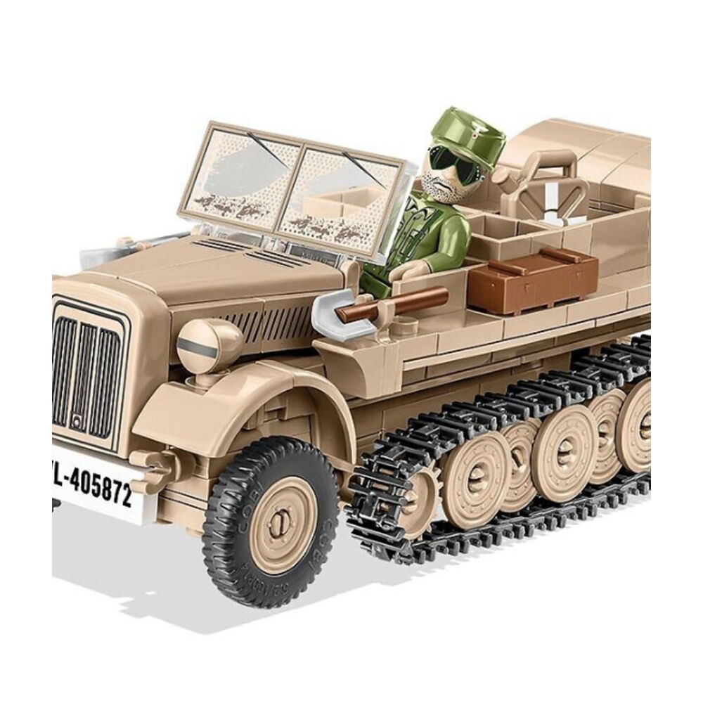283pc World War 2 SD KFZ 10 Demag D7 Building Toy Kit