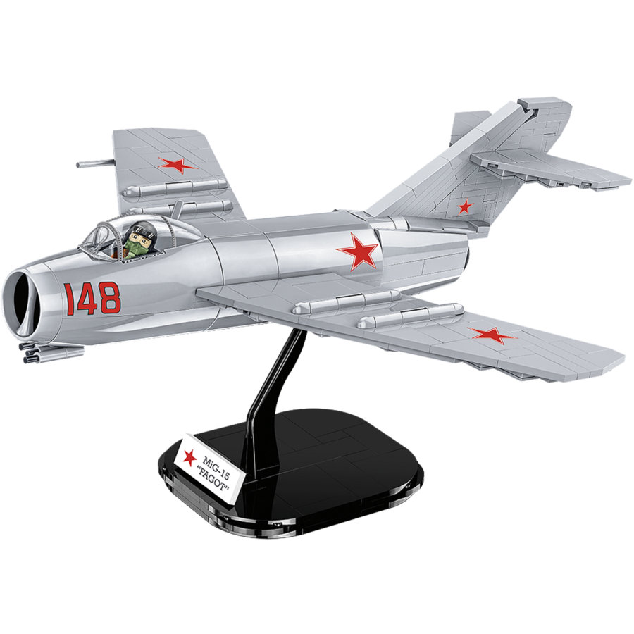 504pc Korean War MIG-15 N.Code Fagot Building Toy Kit