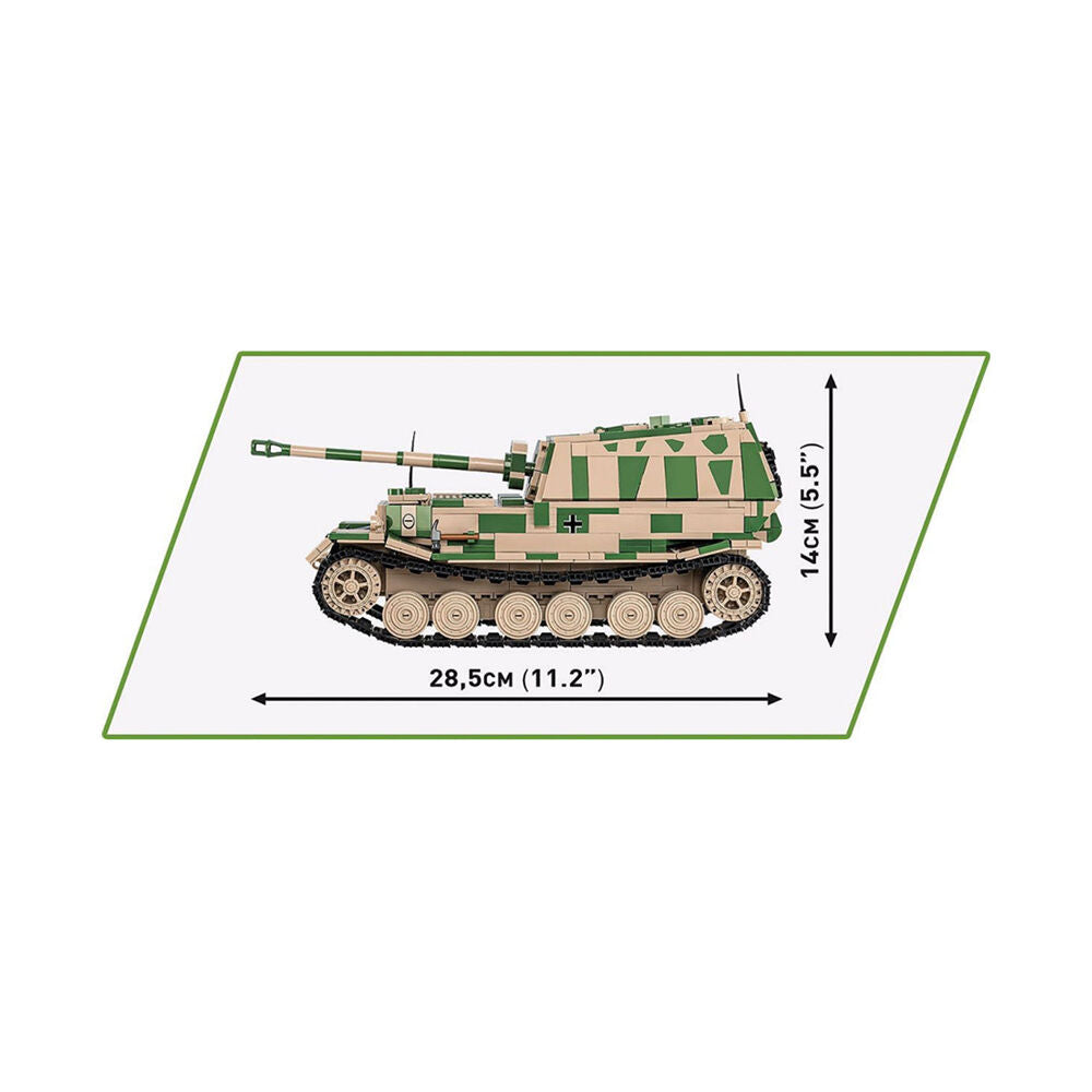 1268pc World War 2 Sd.Kfz. 184 Ferdinand Kit Diecast Toy