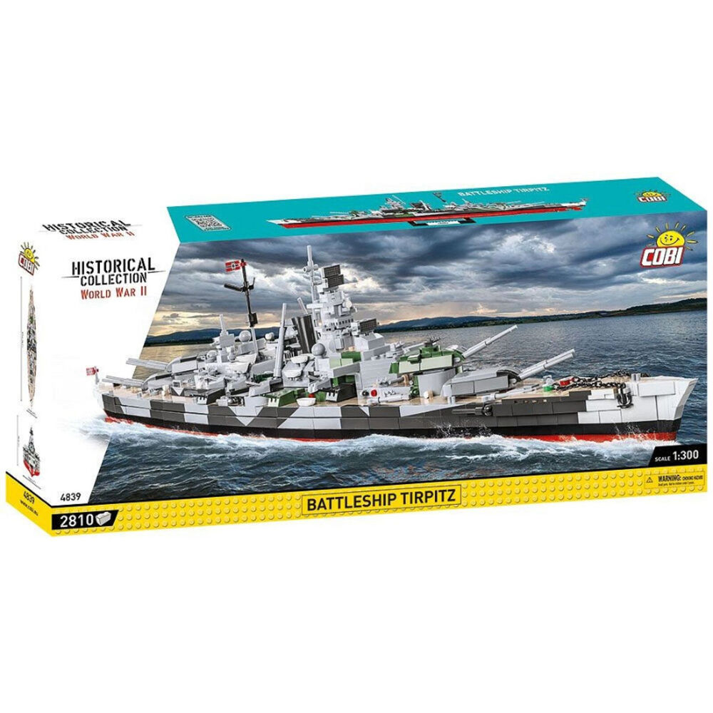 2880pc World War 2 Battleship Tirpitz 1:30 Scale Model Kit 10y+