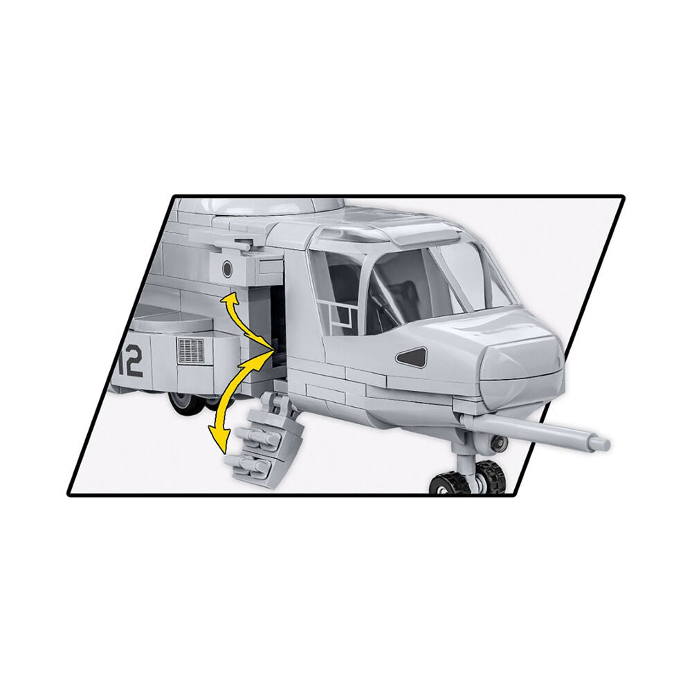 1086pc Armed Forces Bell Boeing V 22 Osprey Kit Toy