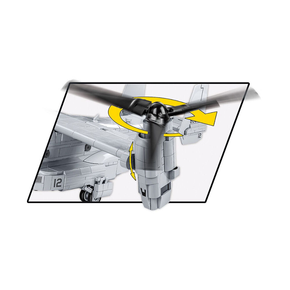 1086pc Armed Forces Bell Boeing V 22 Osprey Kit Toy