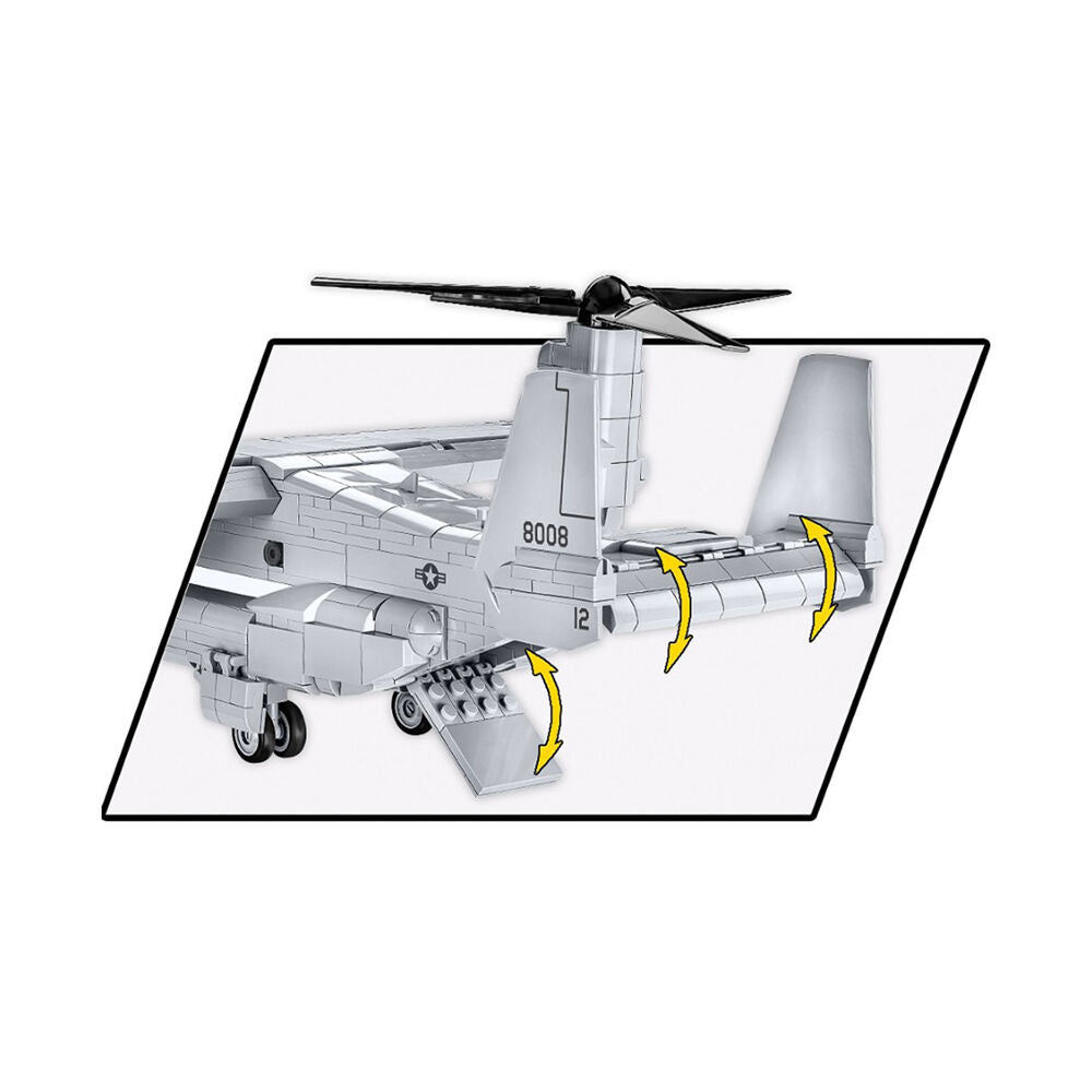 1086pc Armed Forces Bell Boeing V 22 Osprey Kit Toy